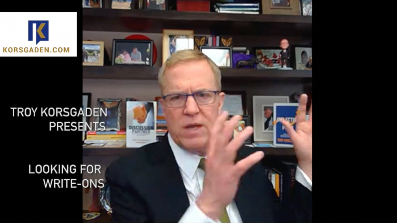 looking for write ons