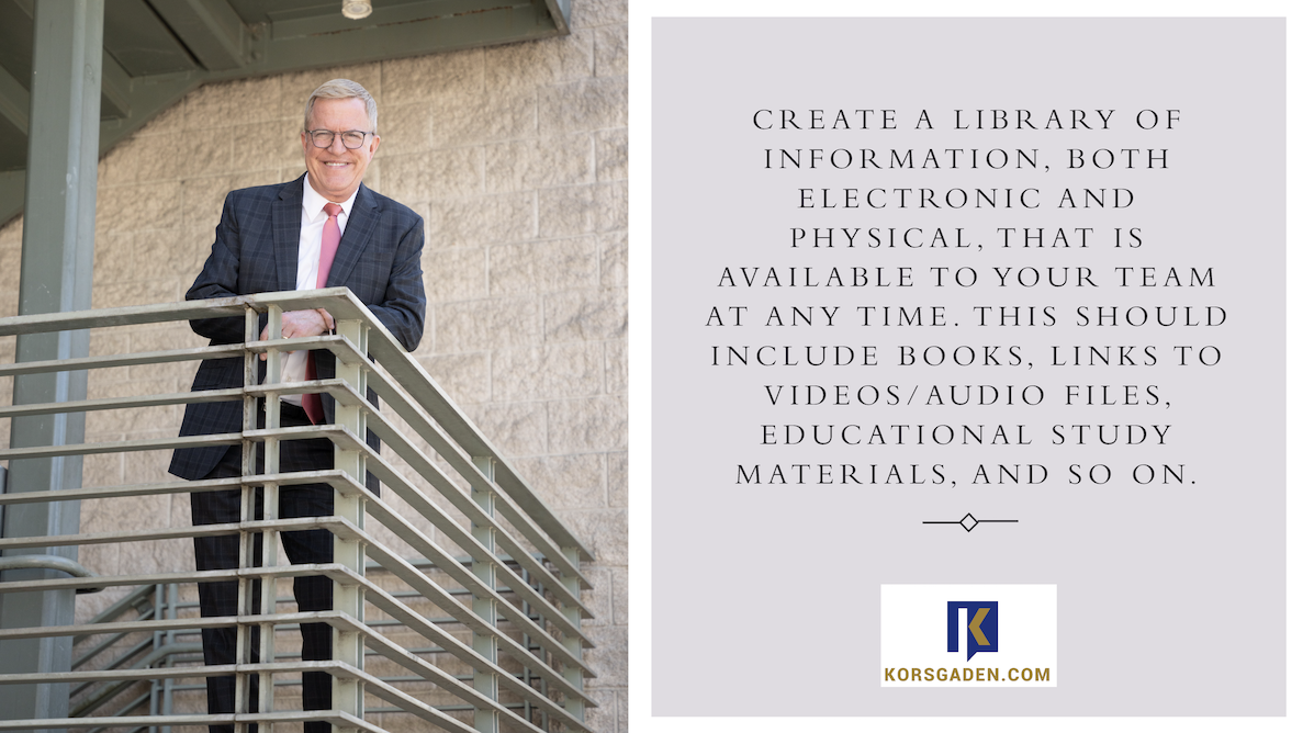 create a learning culture