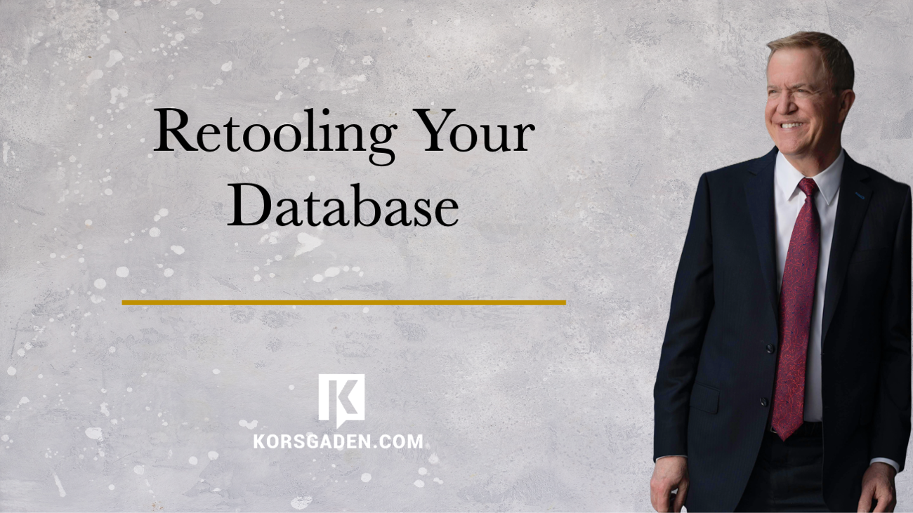 retooling your database